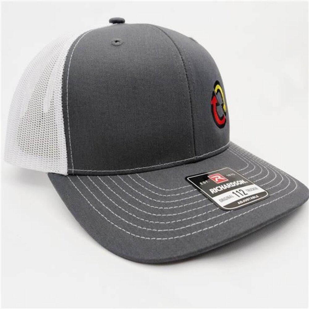 Detroit Diesel Richardson 112 USA Embroidered Trucker Hat Mesh Snapback Cap 80s - Picture 3 of 4